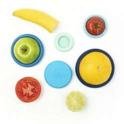 Promo ❤️ Food Huggers (Set Of 5) | Ice Blue 💯 -Mason Cash Shop 1013351