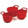 Promo ❤️ Norpro 3-Piece Mixing Bowl Set | Red ⭐ -Mason Cash Shop 1020 1
