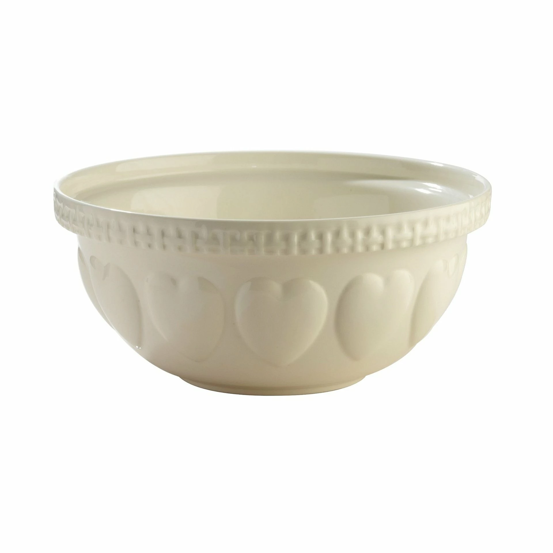 Hot Sale ???? Mason Cash | S12 Cream Hearts Mixing Bowl - 4.25 Quart ⌛ 17 Hot Sale ???? Mason Cash | S12 Cream Hearts Mixing Bowl - 4.25 Quart ⌛