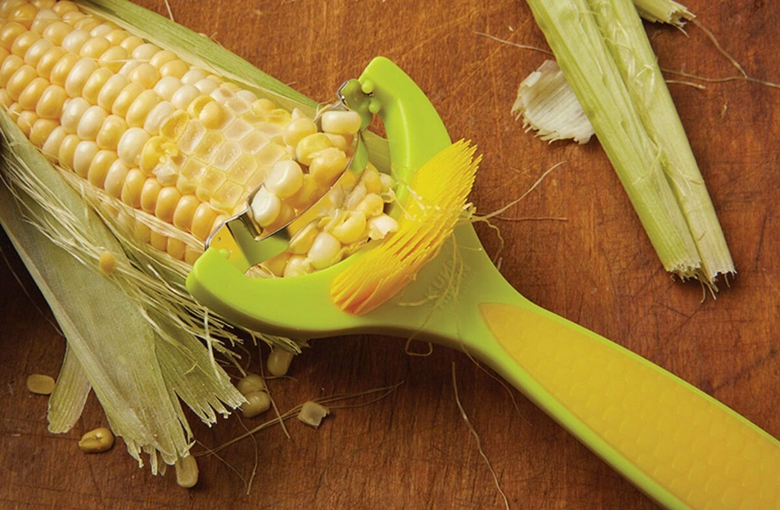 Discount ๐ Kuhn Rikon 6" Corn Zipper With Silk Brush | Yellow ๐ฅ 6 Discount ๐ Kuhn Rikon 6" Corn Zipper With Silk Brush | Yellow ๐ฅ - Image 2