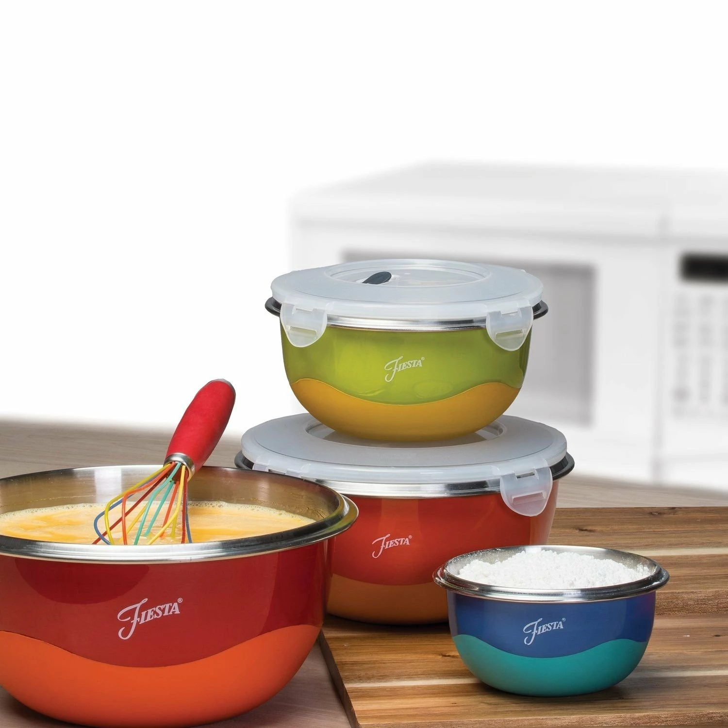 Coupon ???? Fiesta® Mixing Bowl Set | 8-Piece With Lids ???? 4 Coupon ???? Fiesta® Mixing Bowl Set | 8-Piece With Lids ???? - Image 2