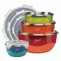 Coupon ???? Fiesta® Mixing Bowl Set | 8-Piece With Lids ???? 11 Coupon ???? Fiesta® Mixing Bowl Set | 8-Piece With Lids ???? -Mason Cash Shop 350610 stainless steel mixing bowls with lids