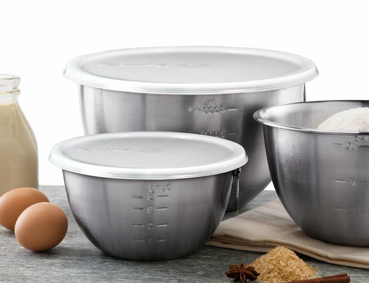 Best Sale ๐ Tovolo Stainless Steel Mixing Bowls With Lids | Set Of 3 ๐ฏ 5 Best Sale ๐ Tovolo Stainless Steel Mixing Bowls With Lids | Set Of 3 ๐ฏ