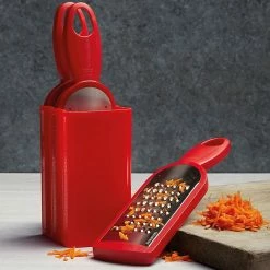 Outlet 👏 Kuhn Rikon Swiss Grater Set With Storage Caddy | Red ⭐ -Mason Cash Shop 812cke4ve4l. sl1500