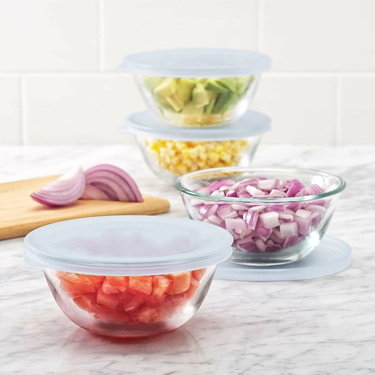 Hot Sale ✨ OXO 8-Piece Glass Prep Bowls ✔️ 8 Hot Sale ✨ OXO 8-Piece Glass Prep Bowls ✔️ - Image 4