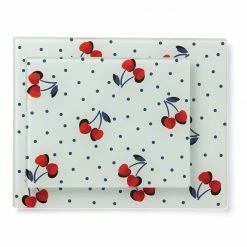 Brand new ๐ Kate Spade Vintage Cherry Dot Collection | 2-Piece Prep Board Set ๐