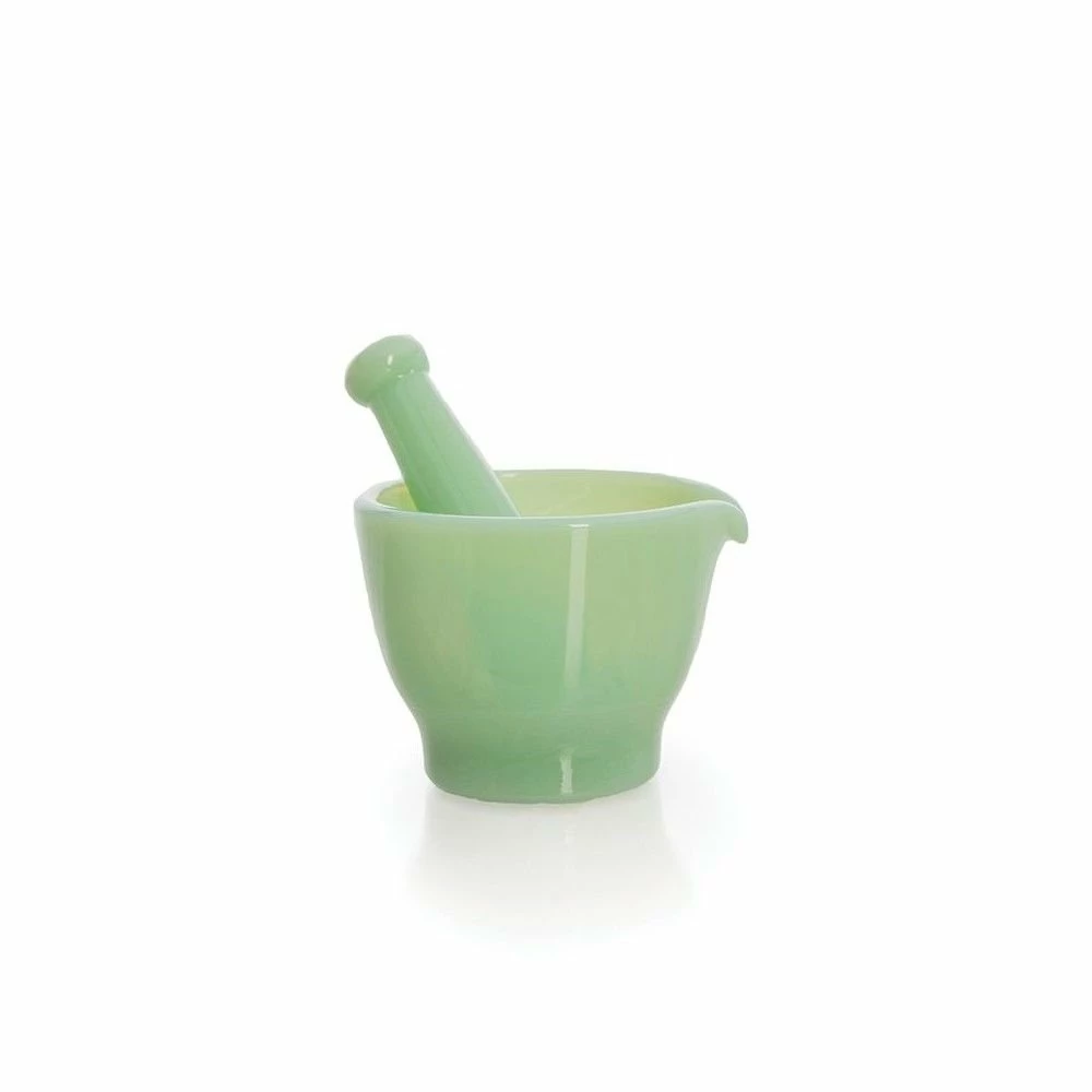 Coupon ❤️ Mosser Glass 2oz Mortar & Pestle | Jadeite 👍 3 Coupon ❤️ Mosser Glass 2oz Mortar & Pestle | Jadeite 👍