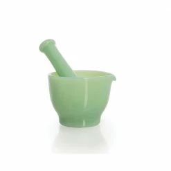 Brand new 🎁 Mosser Glass 4oz Mortar & Pestle | Jadeite 🎁