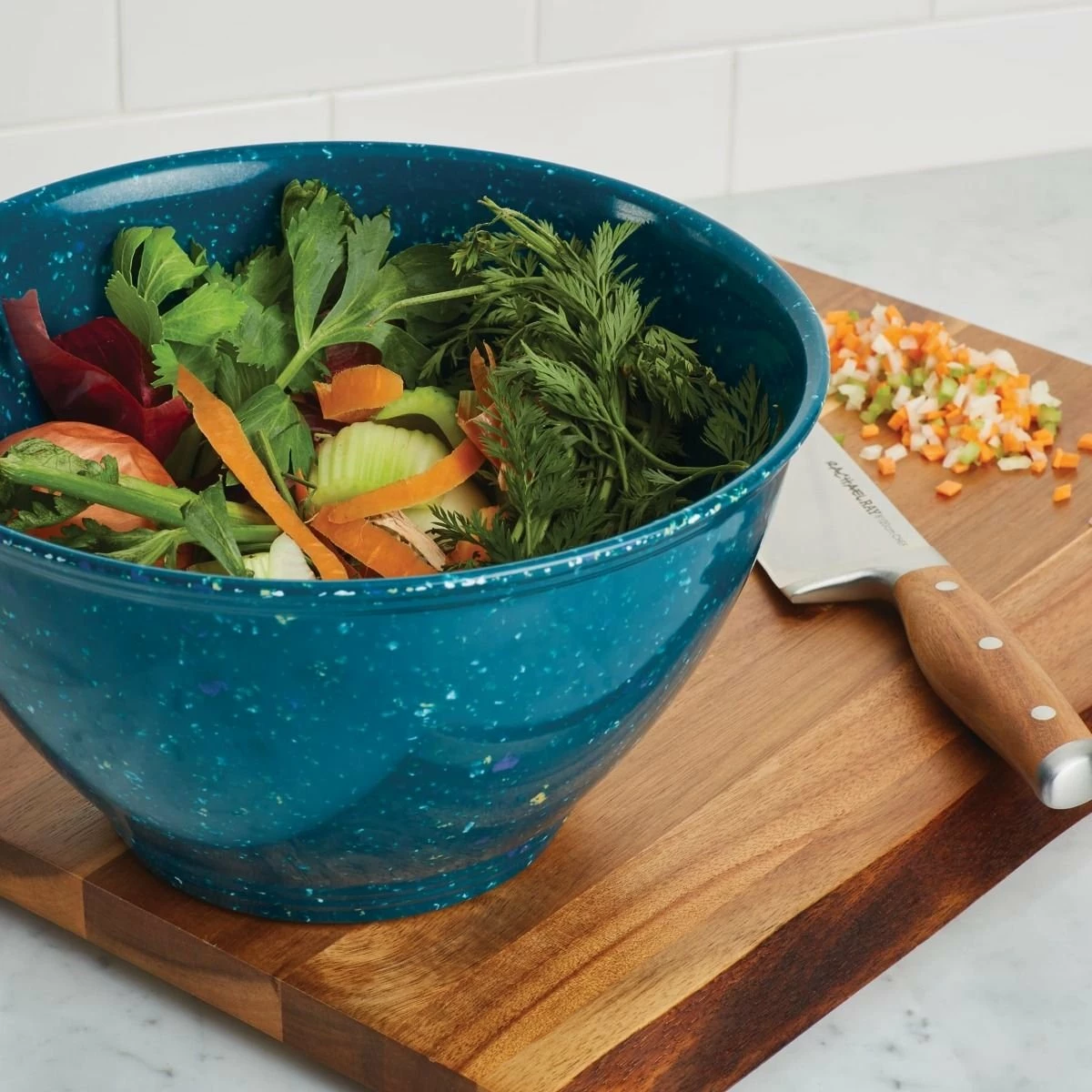 Outlet โจ Rachael Ray Garbage Bowl | Marine Blue ๐ 6 Outlet โจ Rachael Ray Garbage Bowl | Marine Blue ๐ - Image 4