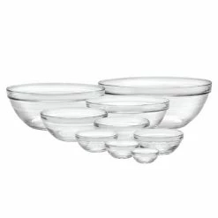 Hot Sale 👏 Duralex Lys Glass Bowls - 9-Piece Set 🤩