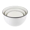 New 🤩 TableCraft Enamel 🧥 Coated Mixing Bowls (Set Of 3) | White & Black 😀 -Mason Cash Shop h80002 01.default