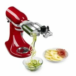 Outlet ๐ KitchenAid Spiralizer Attachment + Angel Hair & Thin Slice Blade Spiralizer Accessories ๐ 18 Outlet ๐ KitchenAid Spiralizer Attachment + Angel Hair & Thin Slice Blade Spiralizer Accessories ๐ -Mason Cash Shop ksm1apc 3