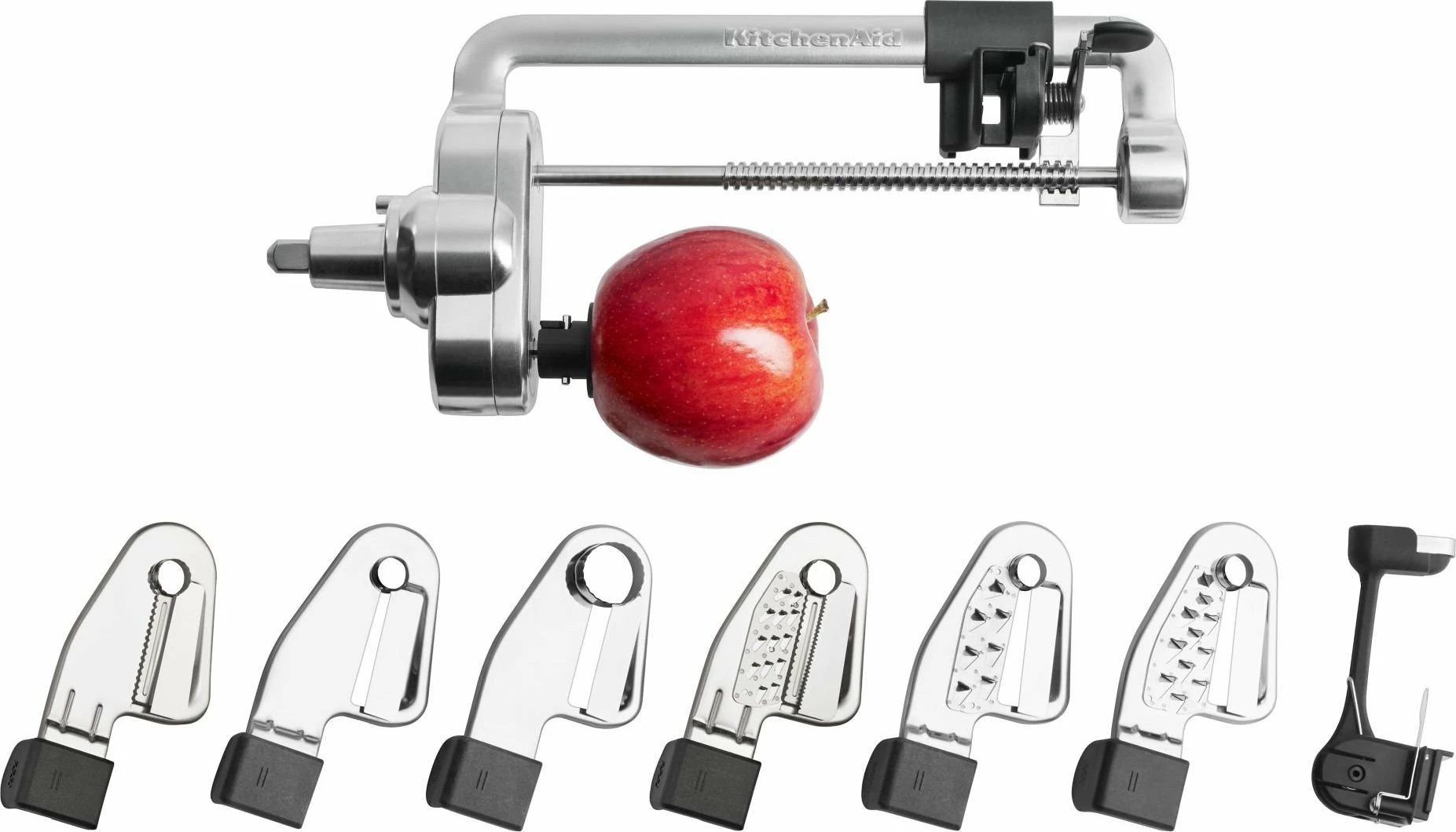 Best Sale ๐ฅฐ KitchenAid Spiralizer Attachment (Fits All KitchenAid Stand Mixers) - Includes 3 Spiralizing Blades, 3 Slicing/Coring Blades, & 1 Peeling Blade ๐งจ 4 Best Sale ๐ฅฐ KitchenAid Spiralizer Attachment (Fits All KitchenAid Stand Mixers) - Includes 3 Spiralizing Blades, 3 Slicing/Coring Blades, & 1 Peeling Blade ๐งจ - Image 2