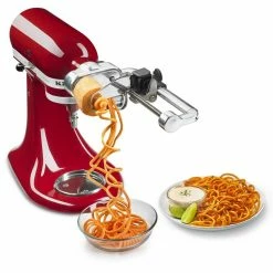Outlet ๐ KitchenAid Spiralizer Attachment + Angel Hair & Thin Slice Blade Spiralizer Accessories ๐ 16 Outlet ๐ KitchenAid Spiralizer Attachment + Angel Hair & Thin Slice Blade Spiralizer Accessories ๐ -Mason Cash Shop ksmapc1ap kitchenaid spiralizer accessory