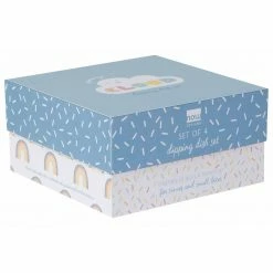 Promo 🤩 Now Designs Dipping Dishes (Set Of 4) | Cloud 😉 -Mason Cash Shop l112001 dipping bowl set pastel pkg