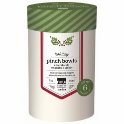 Flash Sale ⌛ Now Designs Pinch Bowls (Set Of 6) | Holiday 😉 -Mason Cash Shop l46002 pinch bowl holiday pkg