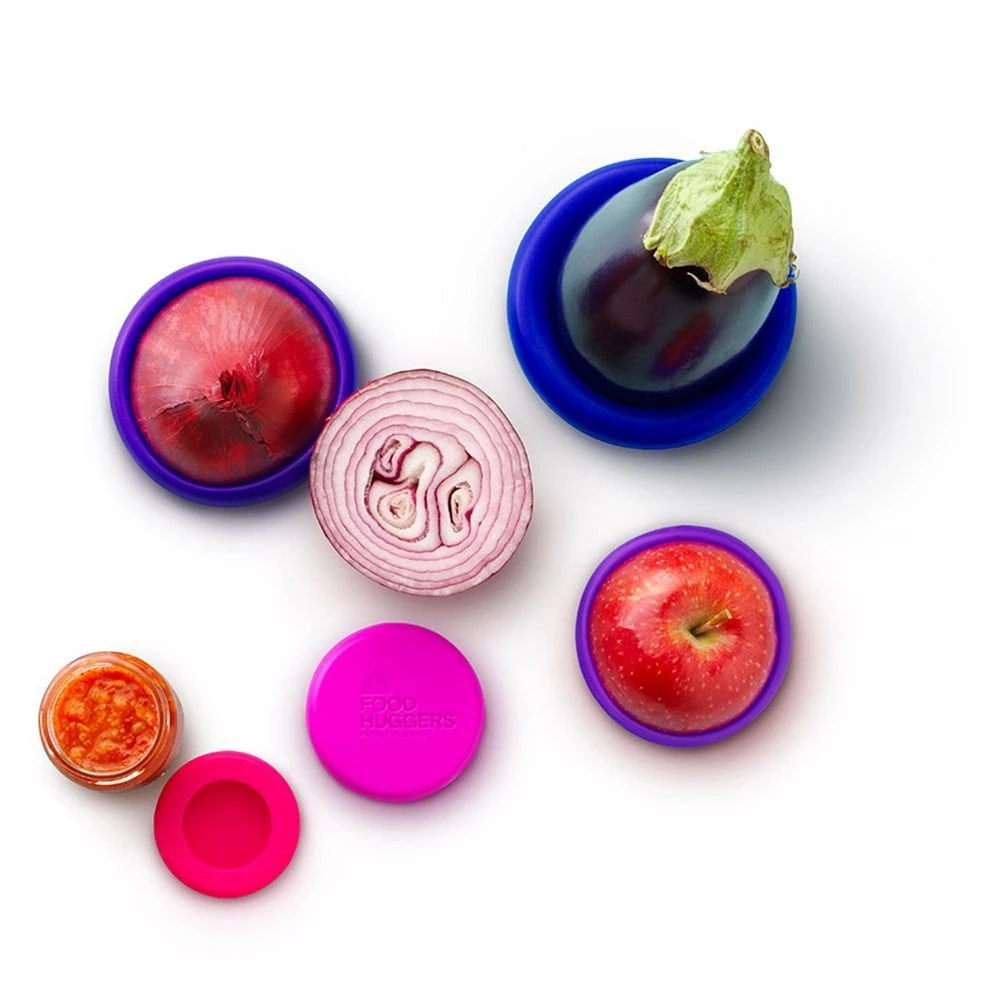 Flash Sale π€© Food Huggers (Set Of 5) | Bright Berry π 6 Flash Sale π€© Food Huggers (Set Of 5) | Bright Berry π - Image 4