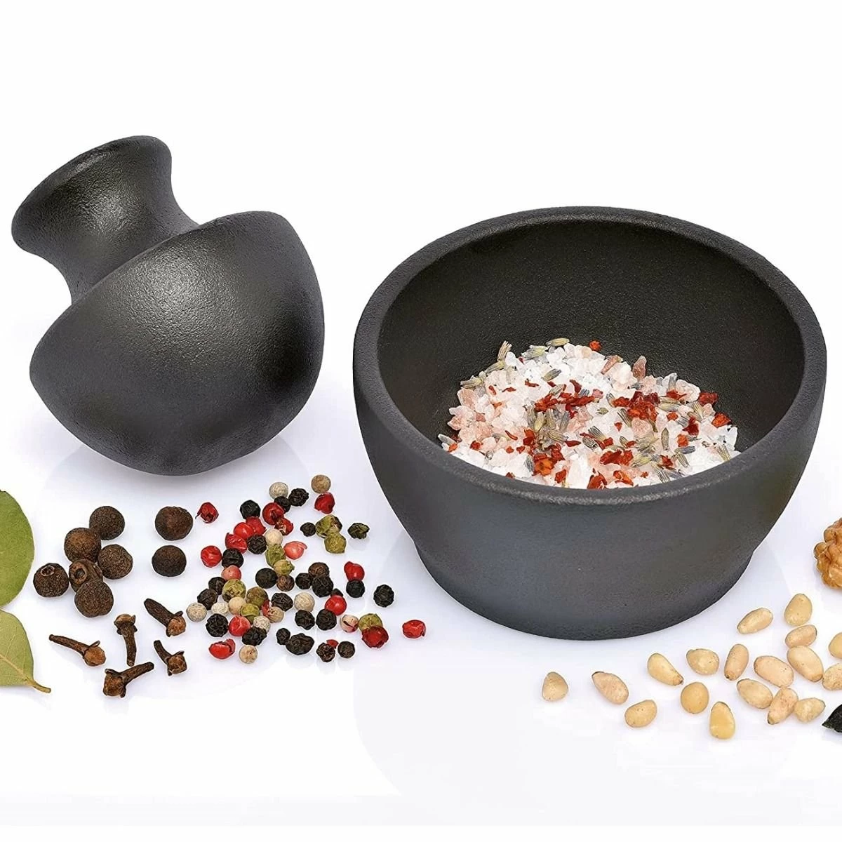 Brand new ⭐ Frieling Manu Cast Iron Mortar & Pestle | 4" X 3" ✔️ 5 Brand new ⭐ Frieling Manu Cast Iron Mortar & Pestle | 4" X 3" ✔️ - Image 3