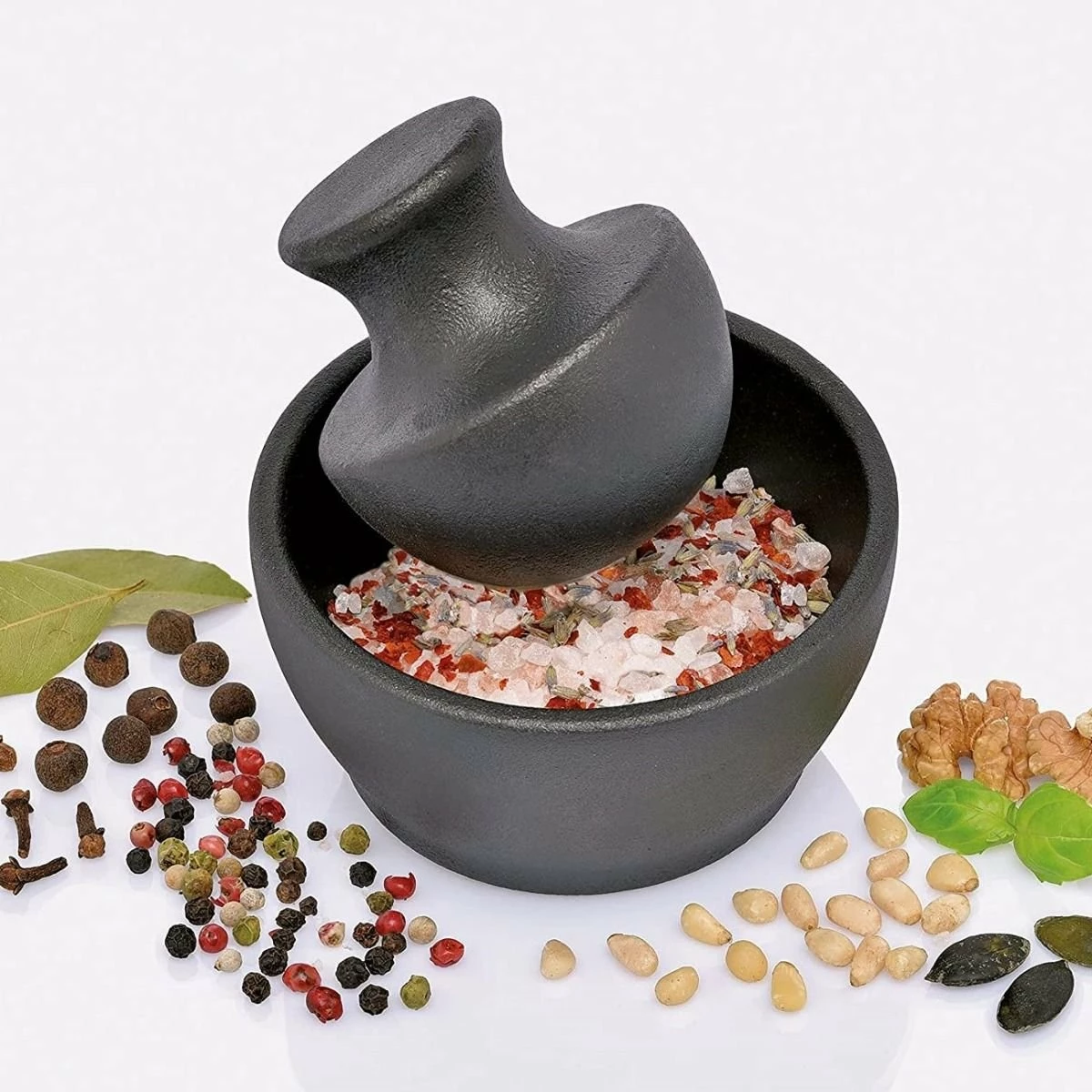 Brand new ⭐ Frieling Manu Cast Iron Mortar & Pestle | 4" X 3" ✔️ 6 Brand new ⭐ Frieling Manu Cast Iron Mortar & Pestle | 4" X 3" ✔️ - Image 4