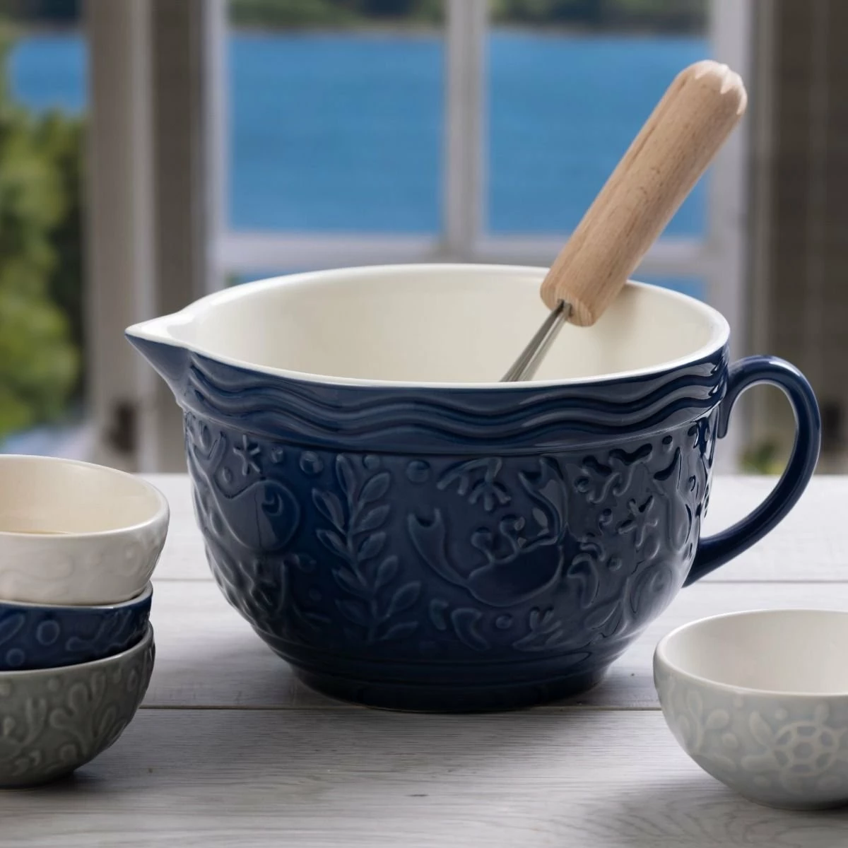 Cheap ⌛ Mason Cash Batter Bowl | Nautical ⭐ 18 Cheap ⌛ Mason Cash Batter Bowl | Nautical ⭐ - Image 2