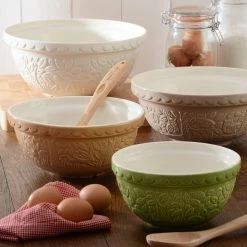 New 🥰 Mason Cash | S12 Fox Embossed Mixing Bowl - 4.25 Quart 🧨 -Mason Cash Shop mc bowls