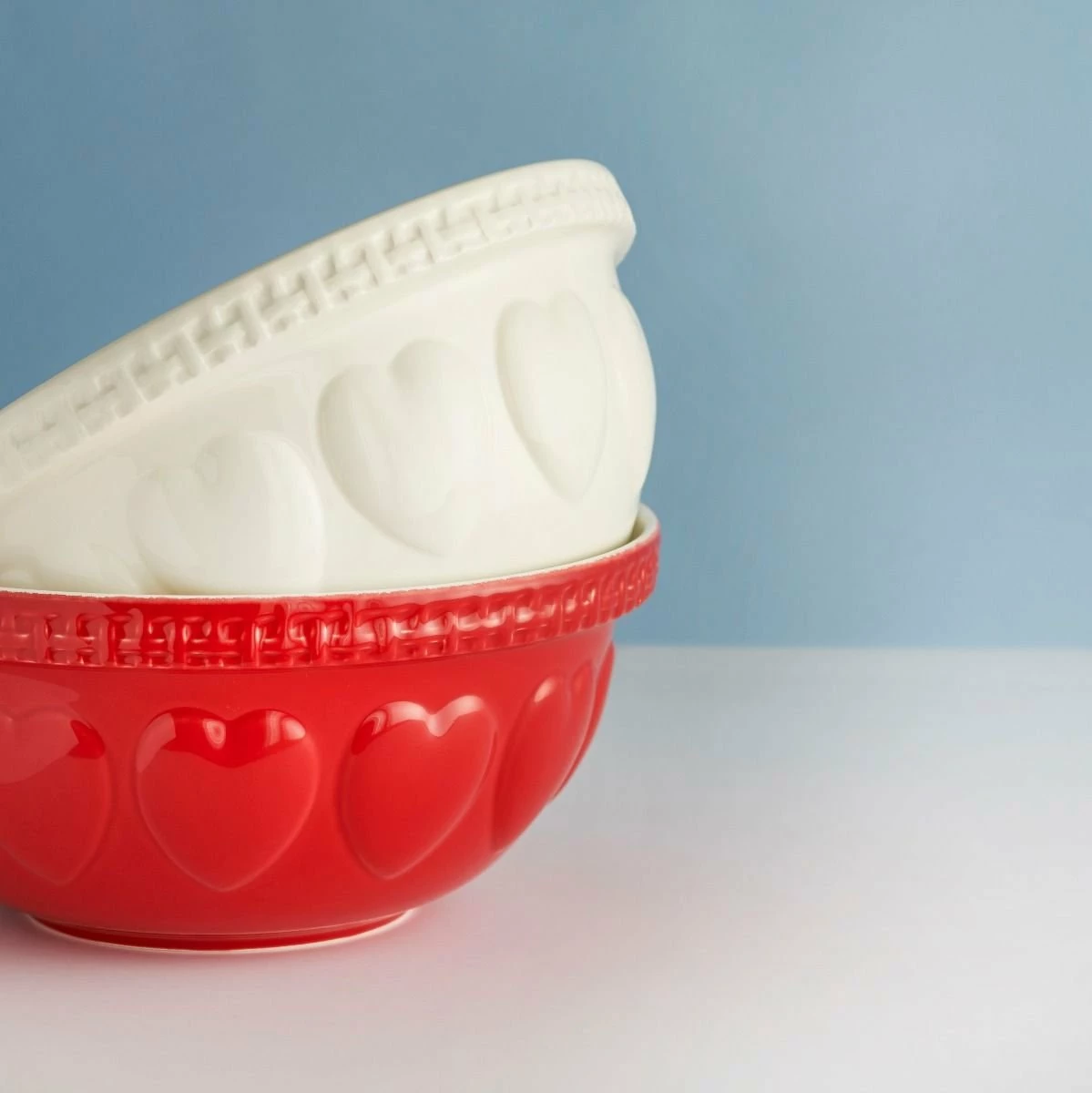 Hot Sale ???? Mason Cash | S12 Cream Hearts Mixing Bowl - 4.25 Quart ⌛ 21 Hot Sale ???? Mason Cash | S12 Cream Hearts Mixing Bowl - 4.25 Quart ⌛ - Image 5