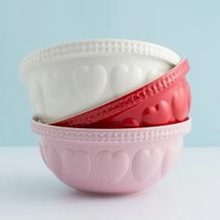 Hot Sale ???? Mason Cash | S12 Cream Hearts Mixing Bowl - 4.25 Quart ⌛ 23 Hot Sale ???? Mason Cash | S12 Cream Hearts Mixing Bowl - 4.25 Quart ⌛ -Mason Cash Shop mc hearts 4