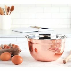 Coupon 😍 OGGI Copper Plated Bowl | 3 Qt. 👏 -Mason Cash Shop oggi lifestyle