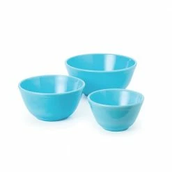 Top 10 😍 Mosser Glass 3-Piece Mixing Bowl Set (20oz, 40oz, 60oz) | Robins Egg ❤️