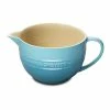 Wholesale 💯 Le Creuset 2 Qt. Stoneware Batter Bowl | Caribbean Blue ✔️ 2 Wholesale 💯 Le Creuset 2 Qt. Stoneware Batter Bowl | Caribbean Blue ✔️ -Mason Cash Shop rs1958 pg4000 1617