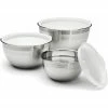 Brand new 🤩 Cuisinart Stainless Steel 3-Piece Bowl Set With Lids 🔥