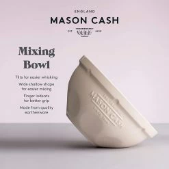 Budget ❤️ Mason Cash | Innovative Kitchen Grip Stand Mixing Bowl - 5.28 Quart 💯 -Mason Cash Shop sidebowl3
