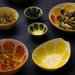 Discount 🔔 Typhoon World Foods Collection | 8.6" Oval Lemon Bowl 👍 -Mason Cash Shop typhoon world foods fruit bowls 5 1